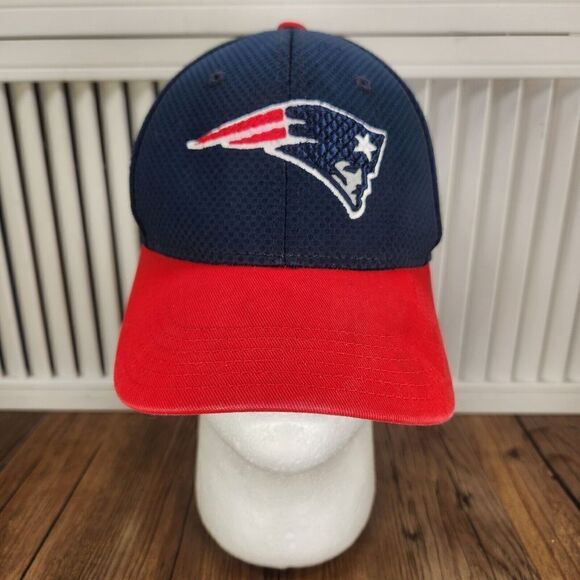 New England Patriots Youth Hat Cap Snapback Blue Red Team Apparel NFL Sport Logo - Picture 2 of 11